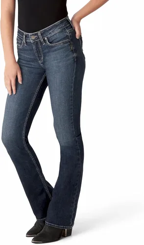 Miniatura 2 de Silver Jeans Co. Jeans ajustados de tiro medio Suki para mujer, Ind