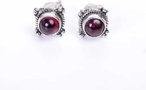 Miniatura 47 de Round Gemstone Stud Design 2