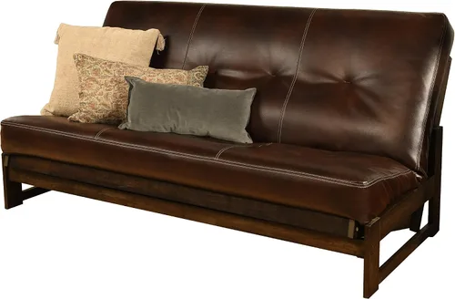 Miniatura 3 de Kodiak Furniture Aspen - Juego de futón con acabado de moca Reclaim, Oregon Trail Java, completo
