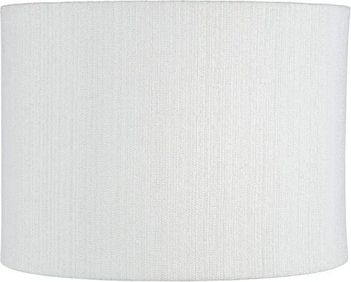 Miniatura 8 de Pantalla de lámpara de tambor grande de tejido de plástico gris y dorado, parte superior de 15 pulgadas x 15 pulgadas inferior x 11 pulgadas de alto