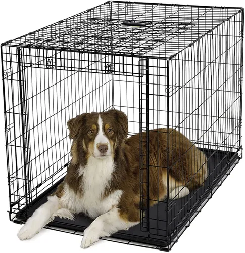 Miniatura 6 de Jaula de perro MidWest Homes for Pets, Puerta única, Negro