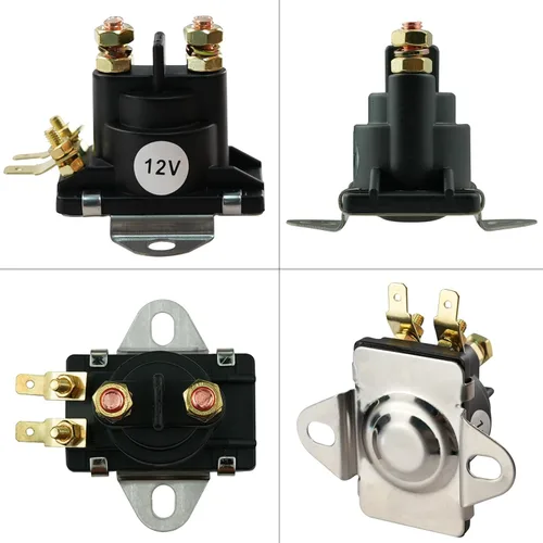 Miniatura 3 de Solenoide de ajuste de potencia de arranque de 12V compatible con motor fueraborda Me-rcury Mariner Mercruiser 35 HP-275 HP 89-96158T 89-846070