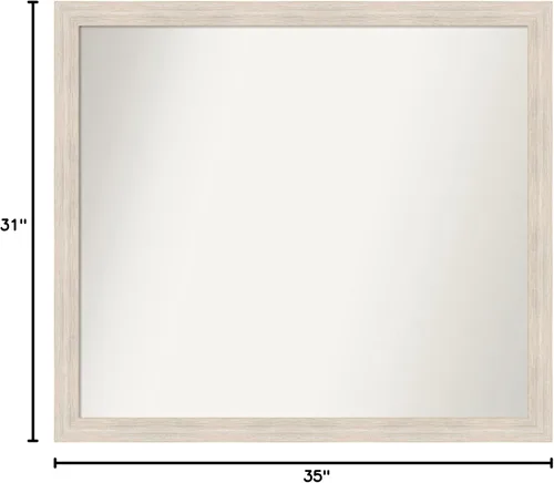 Miniatura 47 de Amanti Art Espejo personalizado, espejo estrecho de baño de oro blanco, espejo de pared o espejo de tocador de baño sobre el fregadero