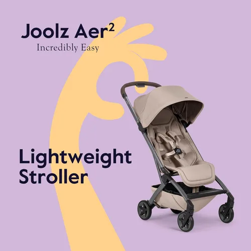 Miniatura 2 de Joolz Aer2 - Cochecito de viaje ligero para bebés y niños pequeños – Cochecito plegable ultracompacto con una sola mano, asiento reclinable, toldo