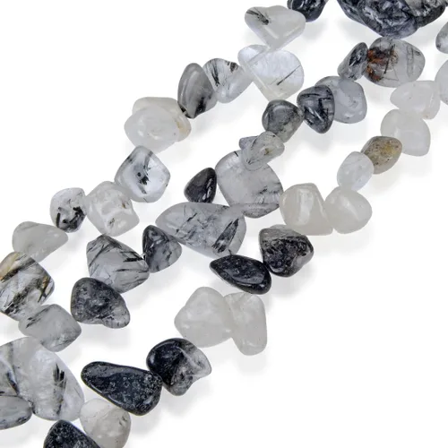 Miniatura 25 de Adabele GZ6-45 - Cuentas sueltas Keishi de pétalos de amazonita natural de 15 pulgadas a 0.787 in, forma libre, para hacer joyas artesanales