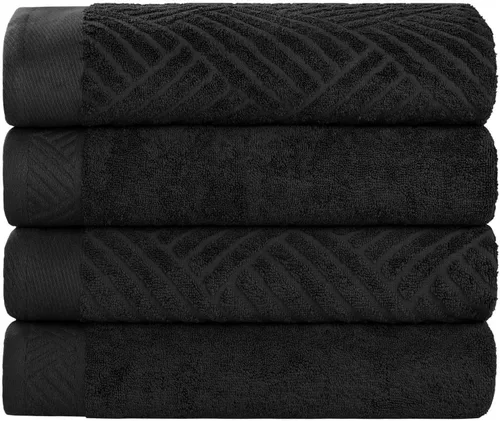 Miniatura 82 de Superior Juego de 6 toallas de 100% algodón egipcio de 500 GSM, 6 piezas, 2 caras, 2 manos, 2 toallas, ideal para baño, cocina o playa, de secado
