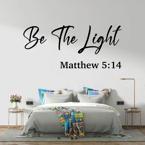 Miniatura 15 de Calcomanías de pared con versículo bíblico con cita religiosa con alas de paloma y círculo, calcomanías de pared con versículos de las Escrituras