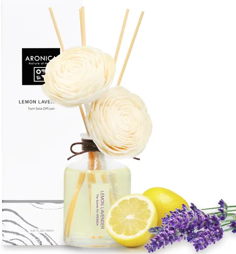 Miniatura 14 de Aronica Aceite esencial de limón y lavanda, repuestos de aceite difusor para el hogar, botella de aceite esencial de repuesto, ambientadores