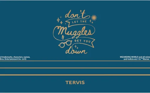 Miniatura 2 de Tervis Traveler Harry Potter Don't Let Muggles Get You Down Vaso de triple pared aislado para viajes, mantiene las bebidas frías y calientes, 20