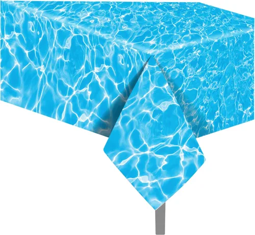 Miniatura 34 de 1 paquete de mantel de plástico con diseño de bandera americana del 4 de julio para fiesta, 54 x 87 pulgadas de largo, mantel rectangular para bufé