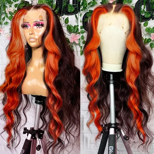 Miniatura 12 de Pelucas de encaje frontal de onda corporal 360 de virgen brasileño de 22 pulgadas - Prearrancadas con cabello de bebé, encaje frontal completo