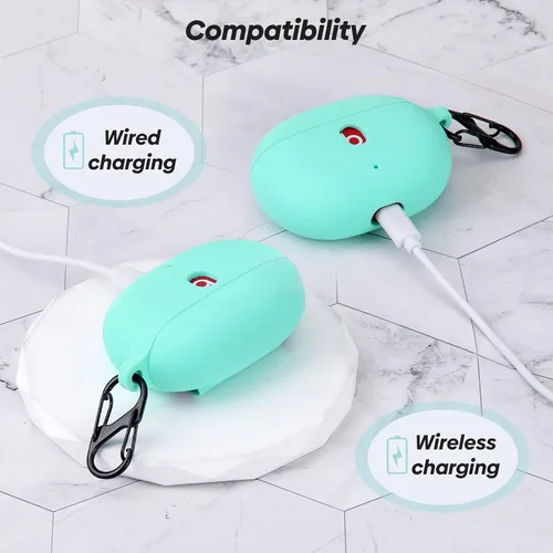 Miniatura 7 de LiZHi Funda para Beats Studio Buds, Beats Studio Buds+ Plus, funda de transporte de silicona con llavero para auriculares inalámbricos Beats Studio
