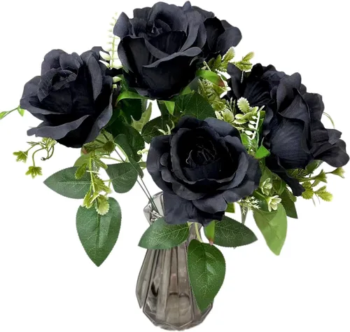 Miniatura 14 de Cabezales de rosas artificiales de 3.5 pulgadas, 20 unidades, rosas rosas claras de aspecto real para boda, decoración del hogar, manualidades, Rosa