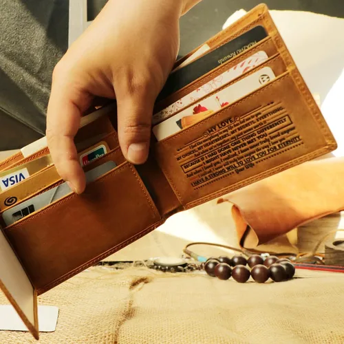 Miniatura 7 de Billetera con texto en inglés "To My Husband con texto en inglés "To My Husband " (texto en inglés), A mi amor, Vintage