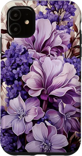 Miniatura 8 de Funda para iPhone 12 mini Lavender Floral Purple Flower