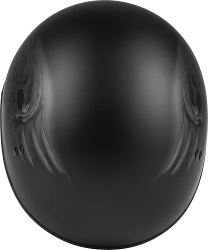 Miniatura 4 de GMAX HH-65 Naked DOT aprobado medio casco para motocicleta, ciclomotor, scooter y más