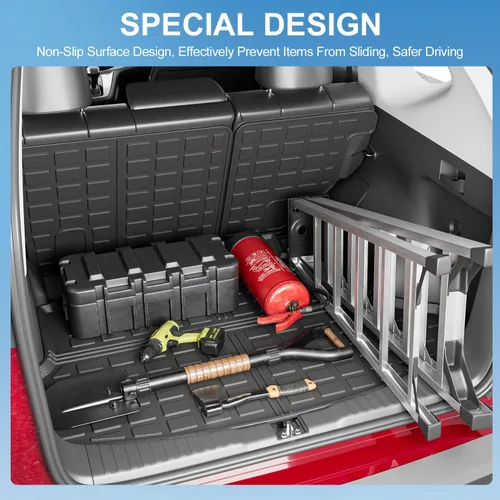 Miniatura 4 de Xipoo Revestimiento de carga compatible con Honda CRV 2012-2016, alfombrilla de respaldo trasero, alfombrilla de repuesto de TPE para accesorios
