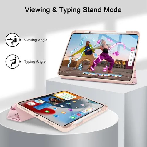 Miniatura 7 de Mektron Funda compatible con iPad Pro de 12.9" M2 2022 de 12.9 pulgadas, 6ª/5ª/4ª/3ª generación 2021 2020 2018, funda para tableta con cubierta