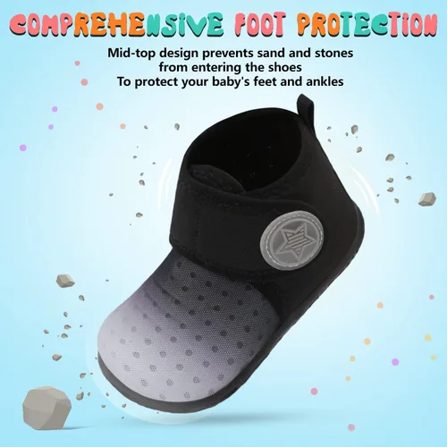 Miniatura 3 de JOINFREE Zapatillas para bebés y niñas, transpirables, zapatos antideslizantes para el primer camino, zapatos de cuna para interiores y exteriores
