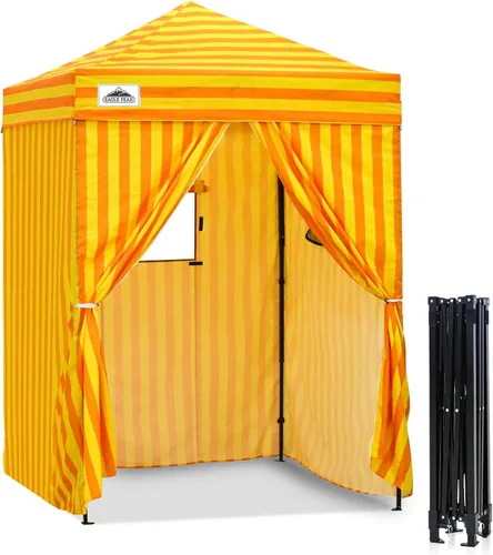 Miniatura 16 de EAGLE PEAK Flex Ultra Compact 4x4 Toldo desplegable, refugio solar, vestidor, toldo portátil de privacidad para piscina, sesiones de fotos