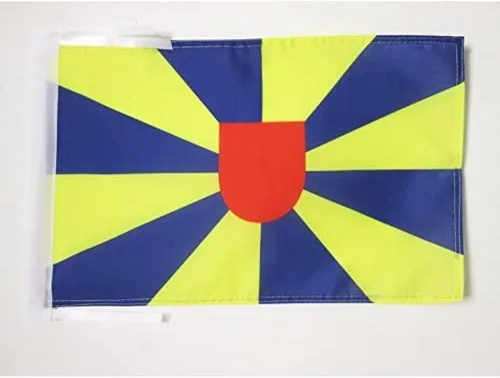 Miniatura 924 de Bandera de México AZ FLAG, 45.7 x 30.5 cm, con cordones - Pequeñas banderas mexicanas de 30 x 45 cm - Bandera de 45.7 x 30.5 cm