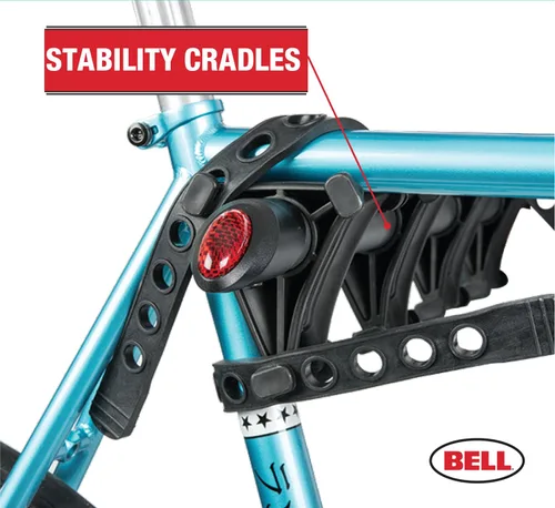 Miniatura 7 de BELL Hitchbiker 450 - Soporte para 4 bicicletas con estabilidad, color negro