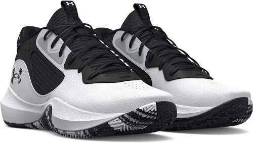 Miniatura 4 de Under Armour Lockdown 6 - Tenis de baloncesto unisex para adultos, Negro, marrón, blanco o gris