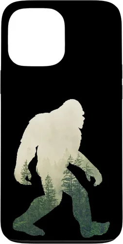 Miniatura 24 de iPhone 12 Pro Max Bigfoot figura Sasquatch Yeti Nature doble caso de exposición