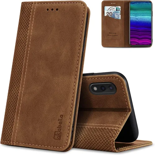 Miniatura 73 de AKABEILA Para Samsung A5 2017 Cartera Funda de Tarjeta de Crédito Titular Cierre Magnético Kickstand PU Cuero A Prueba de Golpes Flip Folio Libro