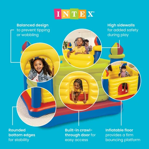 Miniatura 4 de Castillo inflable saltarín Intex Jump o Lene para edades de 3-6 años