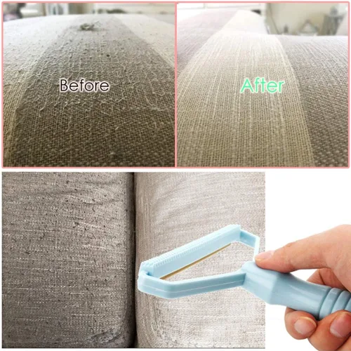 Miniatura 5 de Afeitadora de tela portátil, removedor de pelo de mascotas, removedor manual de pelusas, removedor de pelo de perro y gato para alfombras, ropa