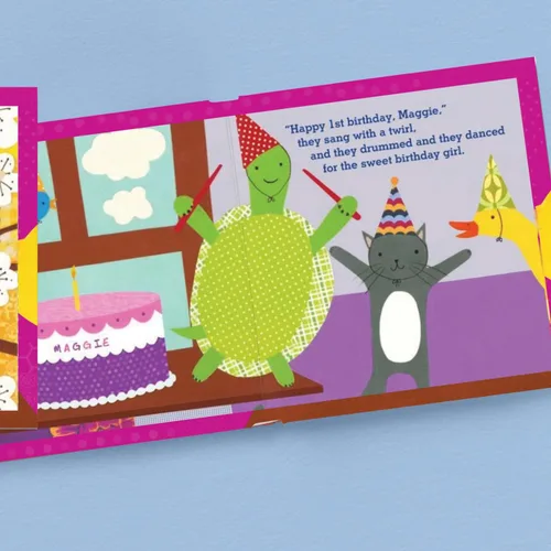 Miniatura 5 de El primer cumpleaños del bebé para niñas - Historia infantil personalizada - I See Me!