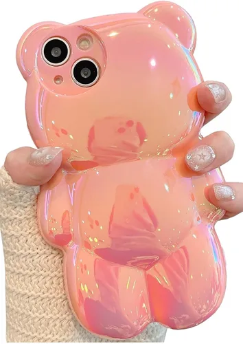 Miniatura 8 de Funda de silicona suave compatible con iPhone 17 de 6.3 pulgadas, funda protectora de silicona suave para mujer (mariposa azul)