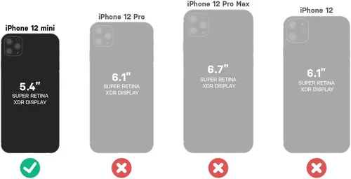 Miniatura 9 de OtterBox Defender XT, protección resistente con MagSafe para iPhone 12 Mini, color negro, embalaje no minorista