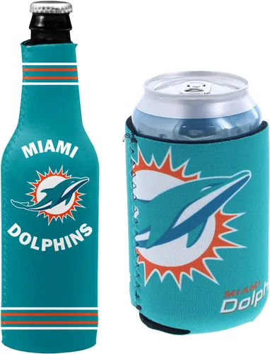 Miniatura 123 de Portavasos y Portabotellas de Fútbol Americano Aislante Enfriador de Bebidas Huggie Green Bay (Packers) - Estática activa