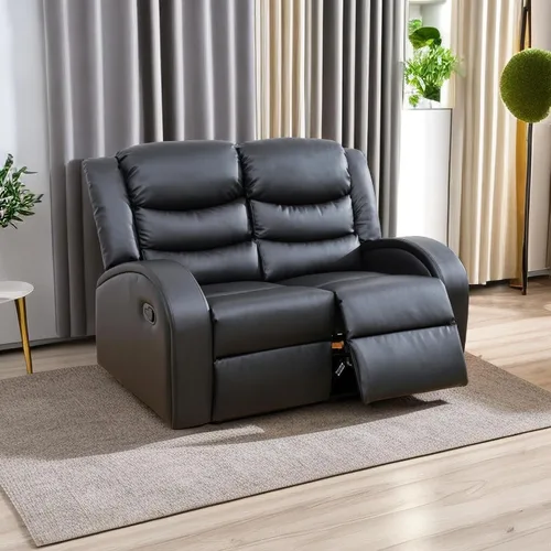 Miniatura 8 de A Ainehome Juego de sofá reclinable de lujo para sala de estar, juego de sofá reclinable de cuero y sillas de dos plazas, juegos de muebles de sala