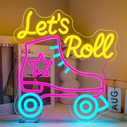 Miniatura 10 de Lucunstar Letrero de Neón LED de Mono Letrero de Circo LED con Payaso y Globos para Parque Temático Decoración de Carnaval LED para Restaurante