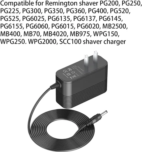Miniatura 7 de Cargador para Remington PG525 PG6025 MB2500 PG6135 PG6060 Reemplazo de recortadora todo en uno para Remington PG606 PG6015 PG6135 Clippers Adaptador