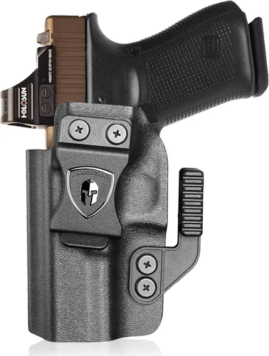 Miniatura 9 de WARRIORLAND IWB Funda Kydex con corte de garra y óptica, ajuste seleccionado para S&W Bodyguard 2.0, Hellcat Pro, Glock 17/19 Gen 3-5 y 19X / 43X