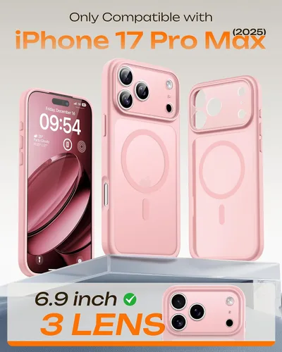 Miniatura 630 de TOCOL Funda para iPhone 11, compatible con Magsafe, protección completa de cámara, imanes integrados, protección contra caídas, funda translúcida