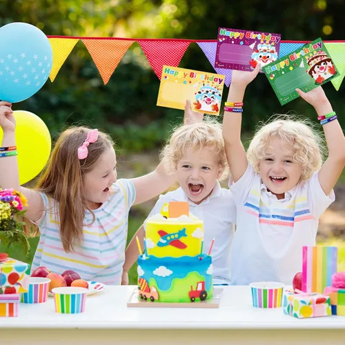 Miniatura 7 de Eaasty 60 piezas de marquesina You're a Star Student Certificados preescolar Tarjeta de premio Super Star Happy Birthday Pulsera de reconocimiento