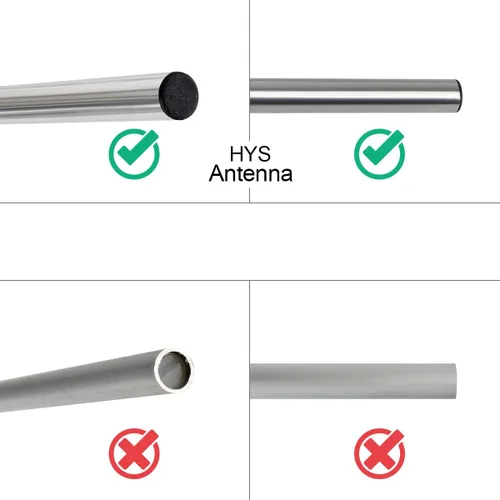 Miniatura 5 de HYS Yagi Antena con 3 elementos, UHF 400-470Mhz Antena de techo al aire libre para Yaesu Motorola Kenwood Midland Radio móvil Transceptor Repetidor