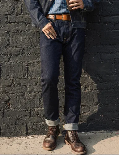 Miniatura 4 de Red Tornado 12oz Selvdege Denim Jeans Slim Fit GTDDO-0003