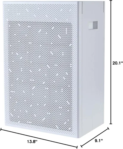 Miniatura 10 de Smart Air SA600 - Purificador de aire HEPA grande para mascotas, limpia 2400 pies cuadrados por hora, para hogares, oficinas, doble entrada, 2 x