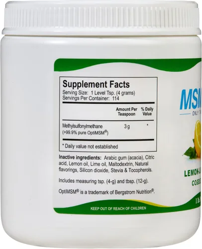 Miniatura 4 de KALA HEALTH MSMPure - Escamas gruesas MSM con sabor a limón y lima, 1 libra y gel MSM con aloe orgánico, paquete de 8 onzas