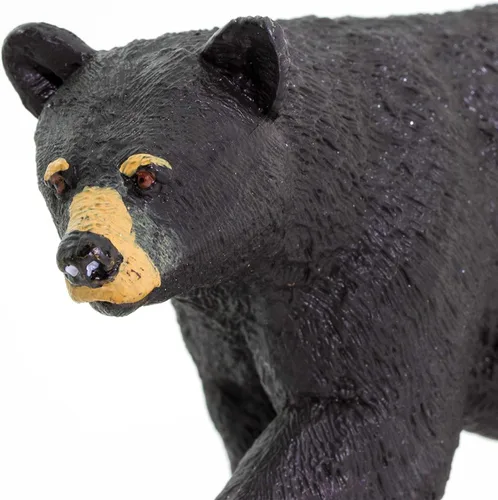 Miniatura 5 de Safari Ltd. Figura de oso negro de América del Norte, figura detallada de modelo de plástico de 4.5 pulgadas, divertido juguete educativo