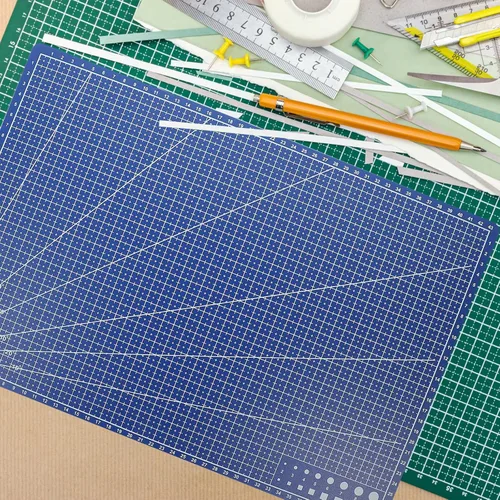 Miniatura 3 de Almohadilla de corte acolchado de doble cara A3 Material Pp 17.71x11.81 pulgadas Esteras de grabado para manualidades