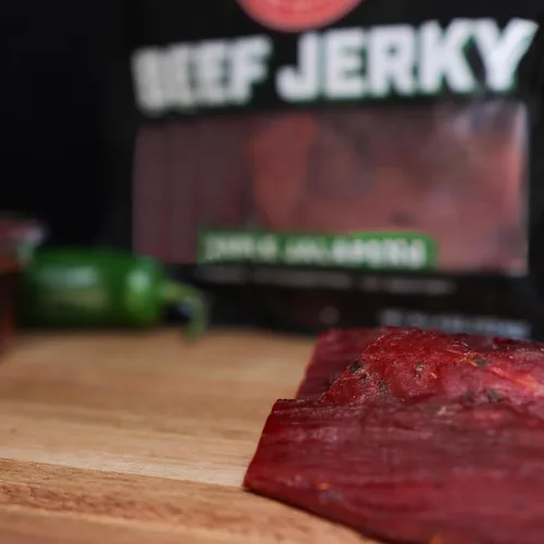 Miniatura 2 de Renner Corner Jerky's Maple Jalapeño Beef Jerky (2.5 onzas) - 100% natural, carne de res premium hecha a mano, fabricada en Dakota del Sur, sin