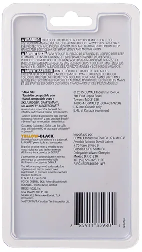 Miniatura 3 de DEWALT Cuchilla oscilante para herramientas, triangular, rascador rígido (DWA4232) (paquete de 5)