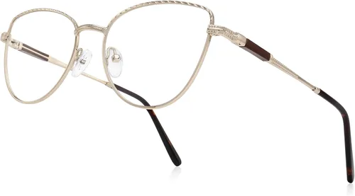 Miniatura 12 de RB. Pilot - Lentes de lectura retro de ojo de gato para mujer, con bloqueo de luz azul, lentes de computadora con bisagra de resorte